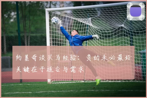 约基奇谈买马经验：贵的未必最好关键在于适合与需求